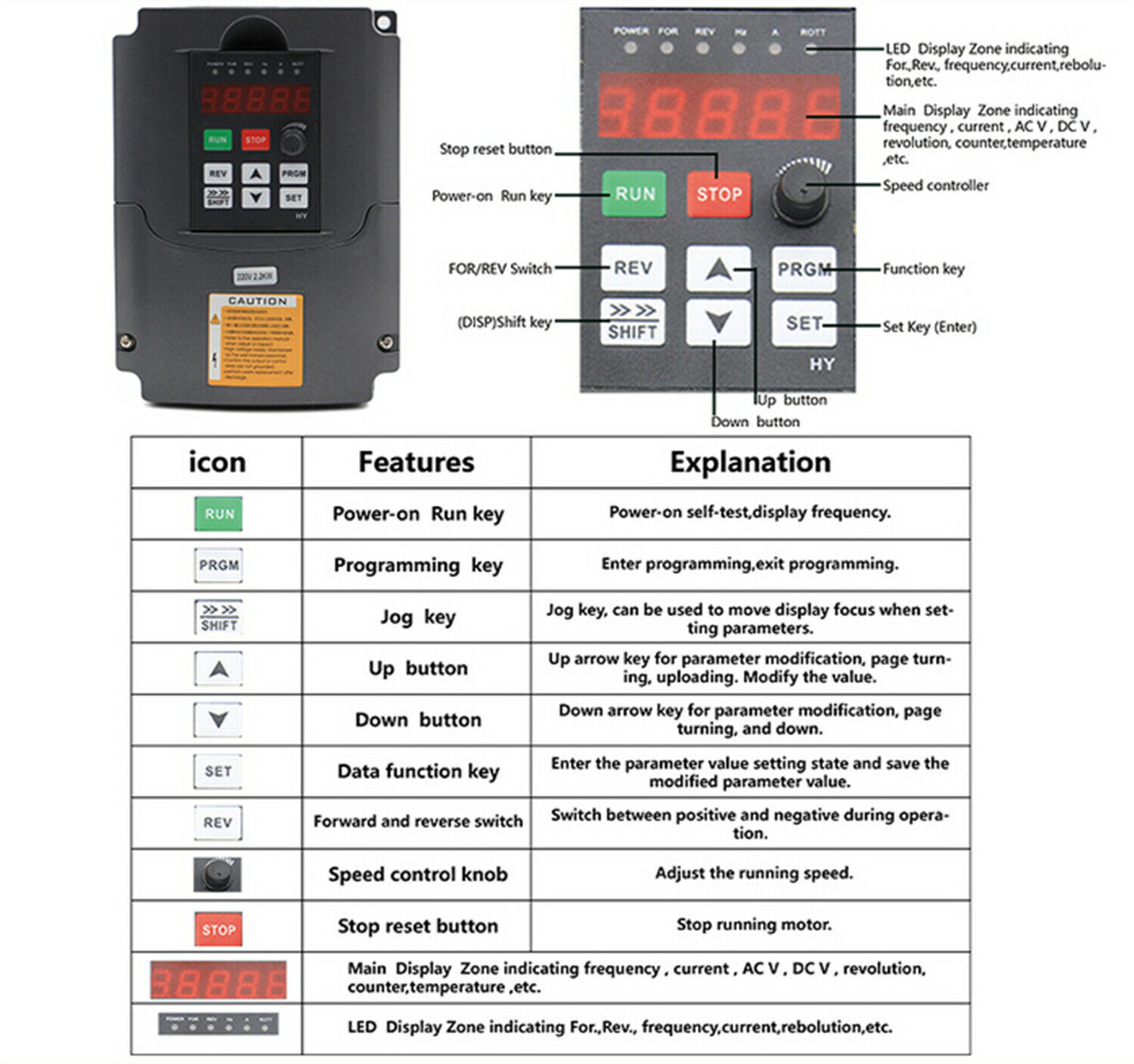 2.2KW 110V or 220V 8A GDZ-80-2 - 2.2Kw Water Cooled Spindle Kit Vfd recension och pris